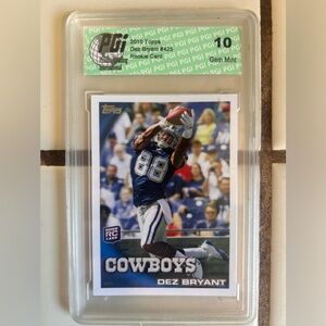 2010 Topps Dez Bryant Leaping Catch Rookie RC #425 PSA 10 GEM MINT